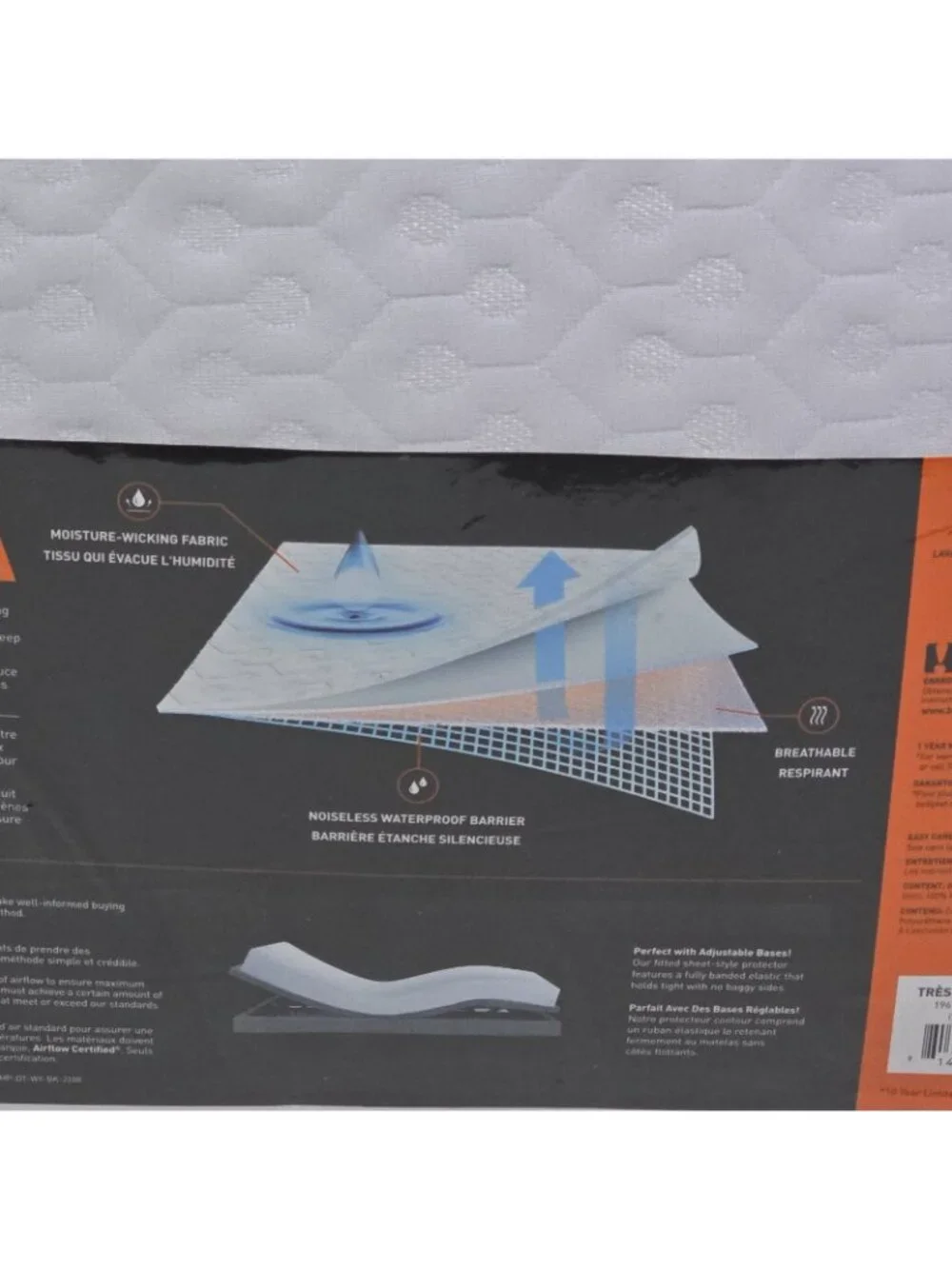 Bedgear Performance Mattress Protector with Dri-Tec Technology King Size (NEW)